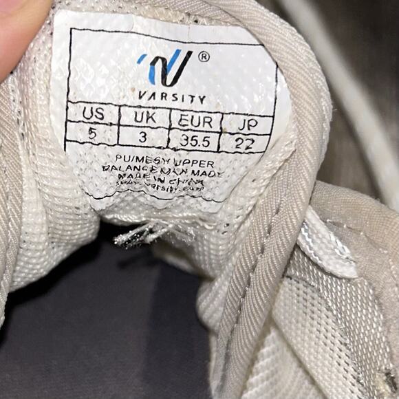 Varsity Ace Cheer White Black Sneaker Shoes Women’s US Size 5 EUR 35.5 - Picture 9 of 11